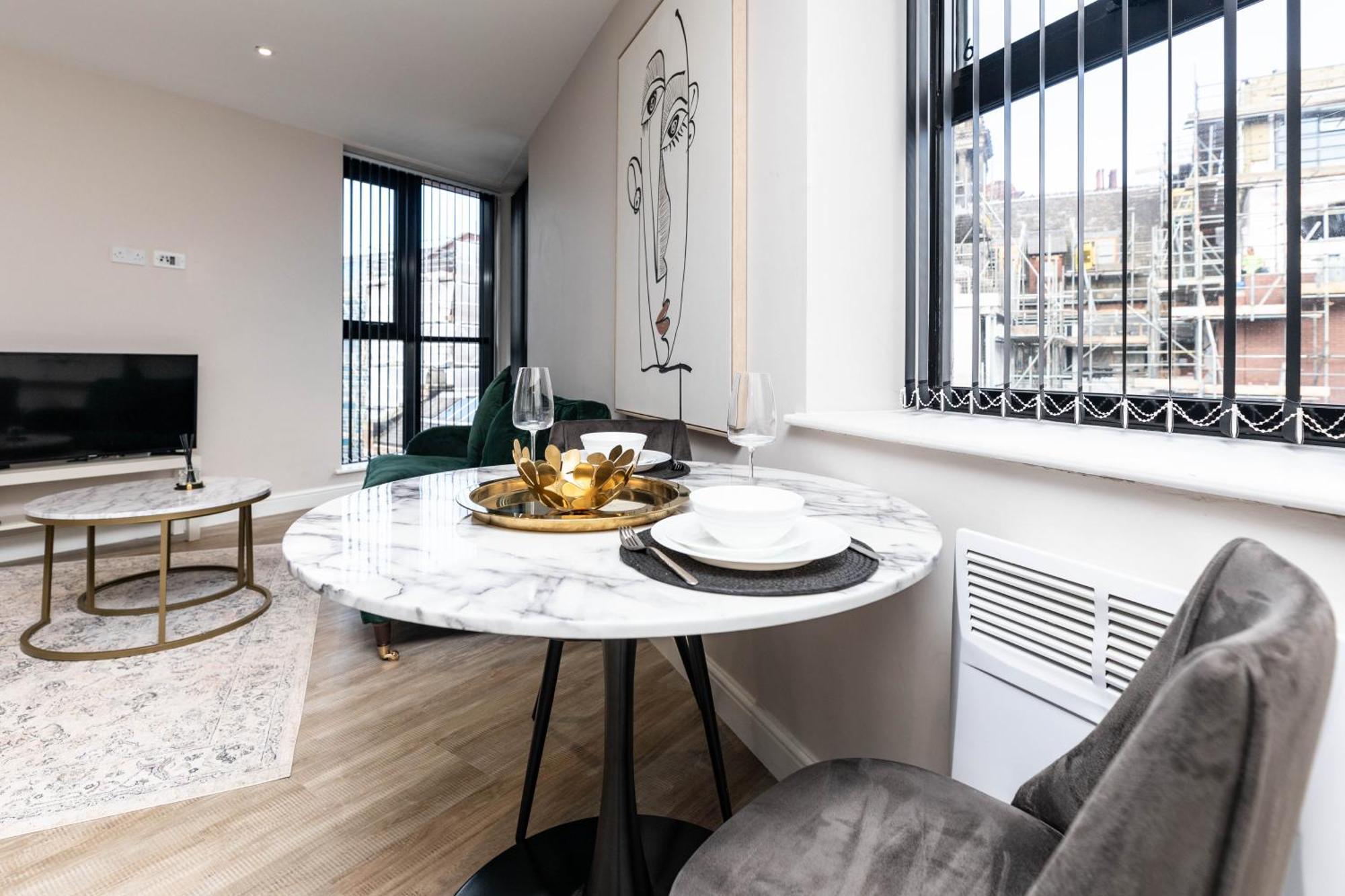 Modern 1Bed Flat In The Heart Of Leeds City Centre Exterior foto